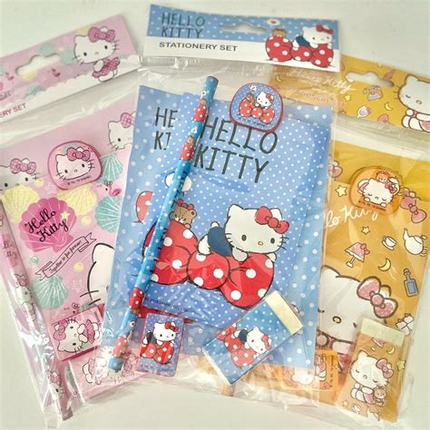 Sanrio Hello Kitty Stationery Set Hobbies And Toys Stationery And Craft