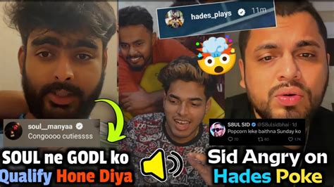 GODL Troll SID Angry Reply POV SOUL Vs GODL Last Zone Players