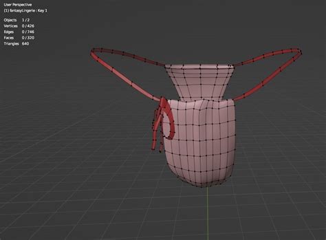 Fantasy Lingerie Base Mesh Cc By D Model Cgtrader