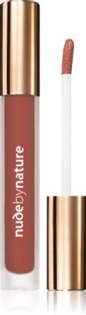 Nude by Nature Satin Liquid Lipstick Lápiz labial cremoso con acabado satinado notino es