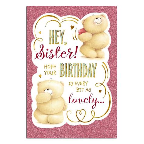 Hey Sister Forever Friends Birthday Card Forever Friends Official Store