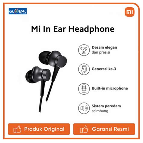 Jual Xiaomi Mi In-Ear Headphones Basic - Silver - Jakarta Pusat ...