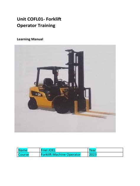 Forklift Manual | PDF | Forklift | Clutch