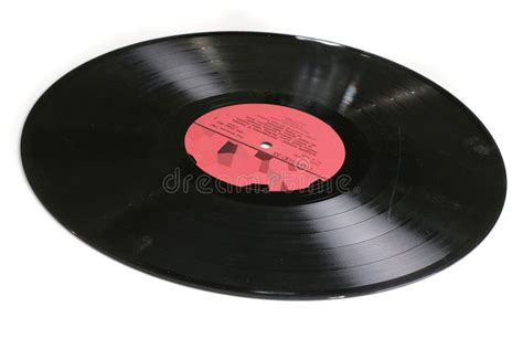 Vintage Vinyl Record Player On A White Background Editorial Photography