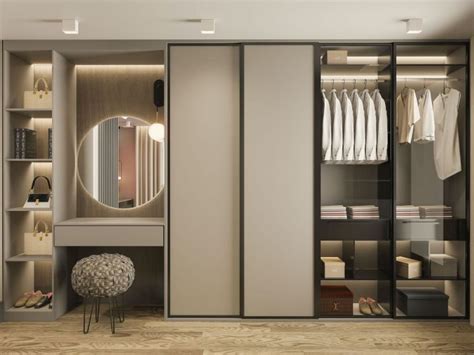 Modern Dressing Table With Wardrobe