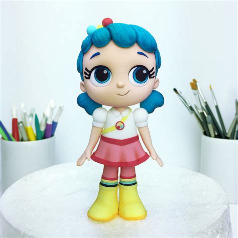 True And The Rainbow Kingdom Cake Topper Tutorial Crumb Avenue