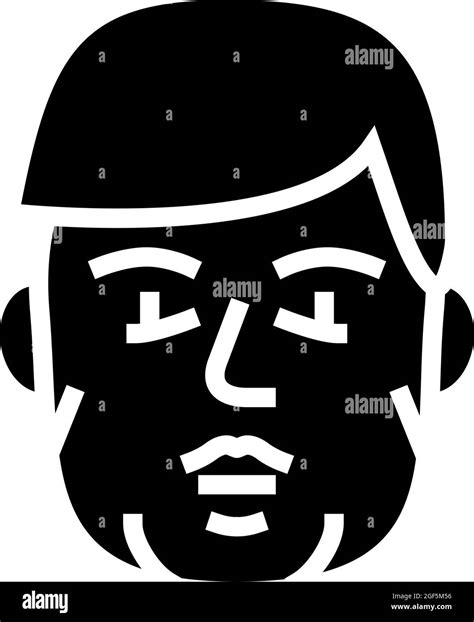 Acromegaly Endocrinology Glyph Icon Vector Illustration Stock Vector