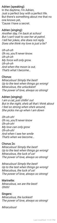 Miraculous Theme Song English Lyrics - Stroyek