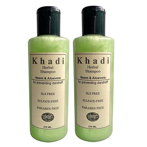 Buy Khadi Herbal Neem Aloevera Shampoo Sls Paraben Free Pack Of