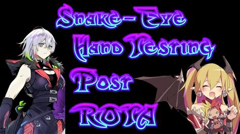 Snake Eye Fire King Azamina Fiendsmith Hand Testing Post Rota Still