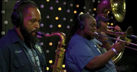 Hot Brass Band Performs On KEXP