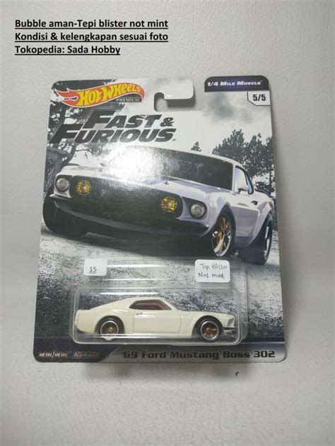 Promo Hot Wheels Fast Furious Ford Mustang Boss Putih Diskon Di Seller Venomancer
