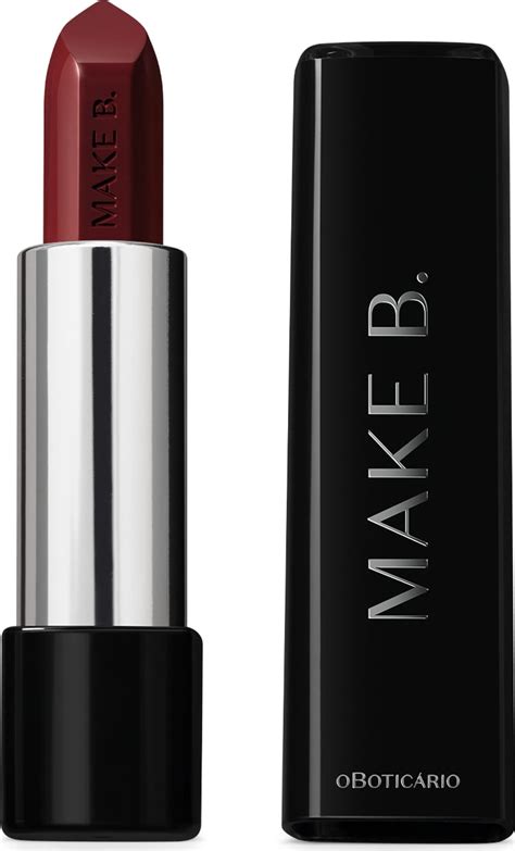 Batom Glossy Marrom Nude Make B g O Boticário