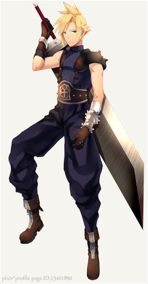 Cloud Strife Final Fantasy Vii Mobile Wallpaper By Pixiv Id