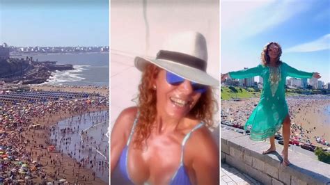 Iliana Calabró a puro sol bikini y ejercicio en Mar del Plata A remarla Infobae