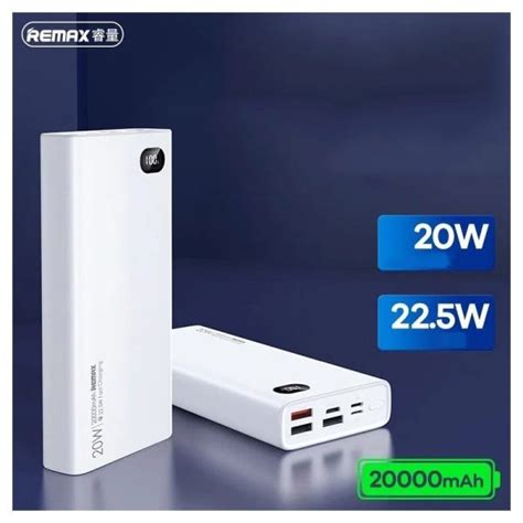 Remax RPP 292 20000mAh 22 5W PD QC Power Bank The Gadget Hub