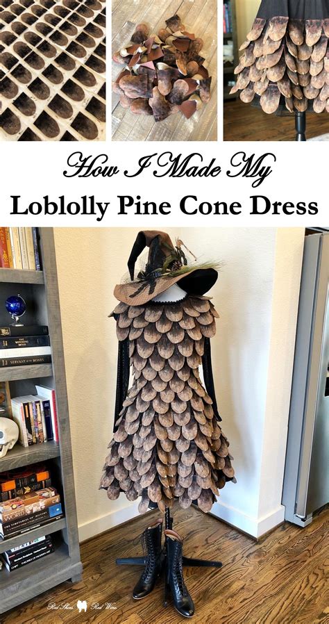Making My Loblolly Pine Cone Dress | Halloween inspiration, Diy