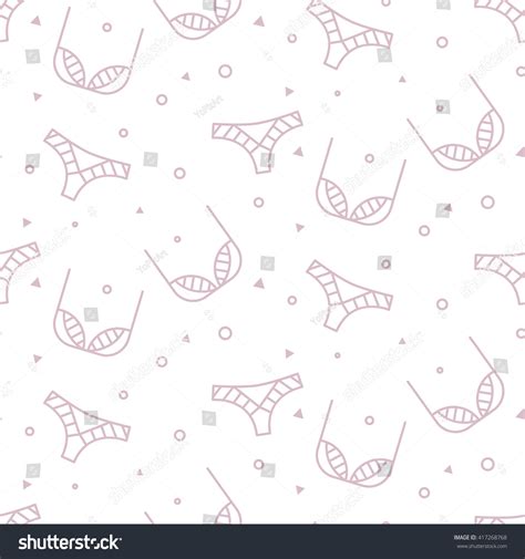 Fashion Sexy Lingerie Seamless Pattern Fine Stock Vector Royalty Free Shutterstock