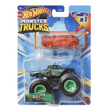 Hot Wheels Monster Trucks Skeleton Crew Compo Set Shopee Malaysia