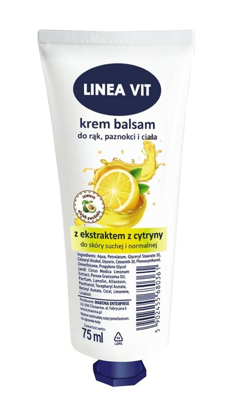 Krem balsam do rąk paznokci i ciała Linea VIT 75 ml Citrus Medica