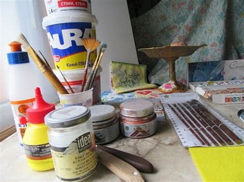 Инструменты и материалы для декупажа - что нужно новичкам в первую ...