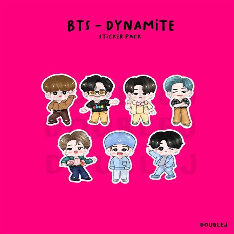 Bts Dynamite Sticker Pack Shopee Philippines