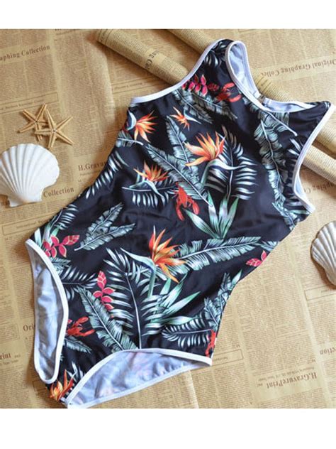 Various Styles Plus Size Swimwear Women High Waisted One Piece Floral Bikini Set Push