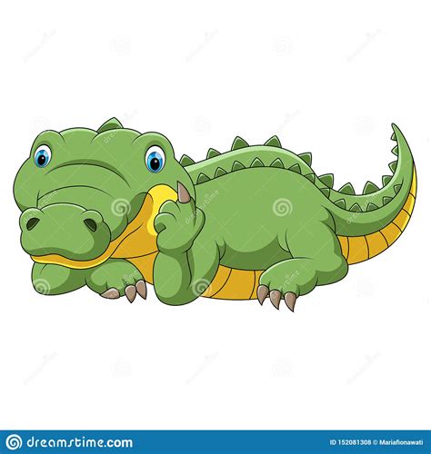 Dessin Anim Dr Le De Crocodile Illustration De Vecteur Illustration