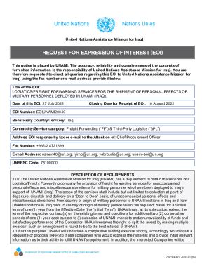 Fillable Online Expression Of Interest For Tender Pdf Zmmn