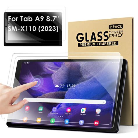 Pack Tempered Glass For Samsung Galaxy Tab A Sm X Sm