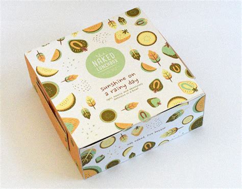 The Naked Lunch Box Packaging Behance