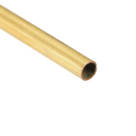 Uxcell Brass Round Tube 300mm Length 8 5mm Od 1mm Wall Thickness Seamless Straight Pipe Tubing