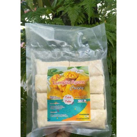 Jual Lumpia Ayam Extra Pedas Shaza Frozen Per Pack Isi 8pcs Di Seller