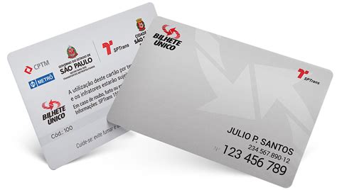 Tipo De Bilhete - Bilhete Único - Personalizado