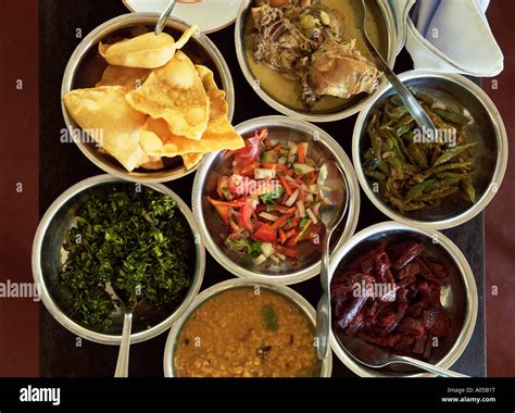 Sri Lankan Food, Curries & Spices Stock Photo - Alamy