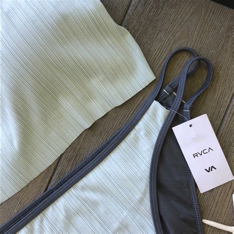 Rvca Swim Rvca Linear Bikini Set Poshmark