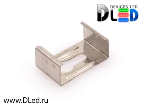 Клипса крепежная металлическая для профиля тип 2