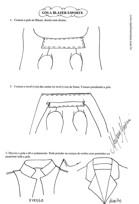 Como Colocar Gola T Cnicas De Costura Costura Para Iniciantes