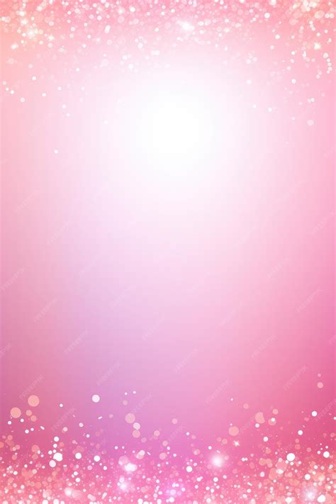 Uno Sfondo Rosa E Rosa Con Un Sacco Di Decorazioni Rosa Scintillanti