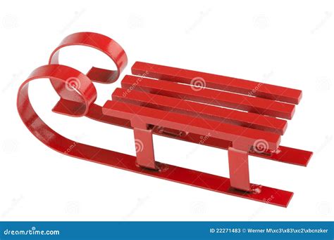 Red Sled Stock Photos Image 22271483