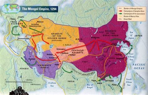 Khanate Of The Great Khan Chagatai Khanate Khanate Of The Golden