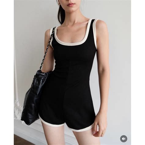 Chang Tròn Jumpsuit Ngắn Viền Bigsize Bikini Đùi trên 1m63 gắt đáy Shopee Việt Nam
