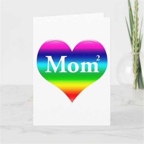 Gay Mom Squared Mother S Day Card Zazzle