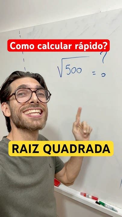 Raiz Quadrada De 500 - Como calcular a raiz quadrada de 500? - YouTube