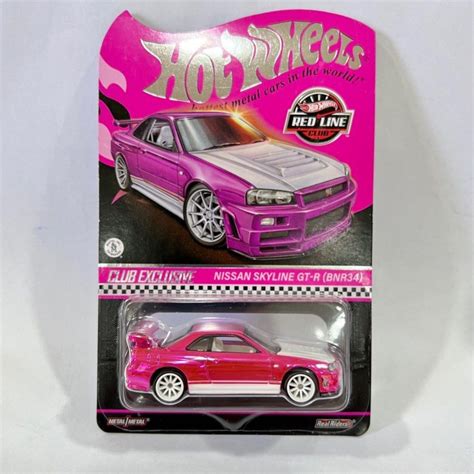 Jual Hotwheels RLC Nissan Skyline GT R R34 Pink Hot Wheels Shopee Indonesia