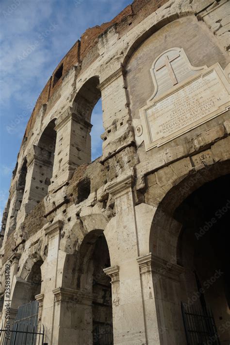 Roman Colosseum exterior Stock Photo | Adobe Stock