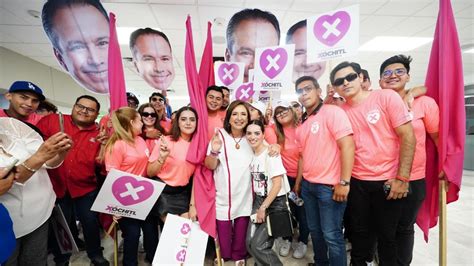 Xóchitl Gálvez llega a Hermosillo para su visita a Sonora lidera