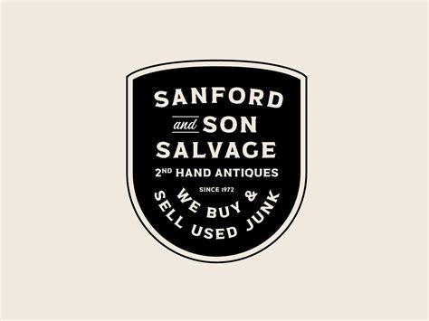 Sanford And Son Logo Sanford And Son Logo Design Feminine Logo Design