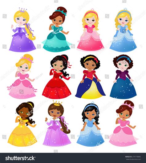 The Princess Disney Vector Clipart