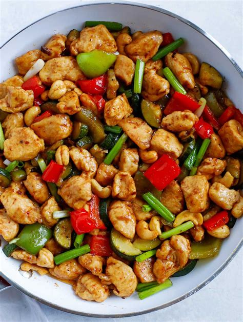 Spicy Cashew Chicken Recipe Recipe Cookin With Mima